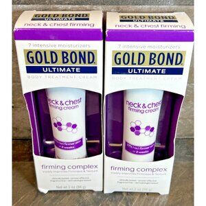Pack of 2 Gold Bond Ultimate Firming Complex Body Treatment Cream Net Wt 2oz NEW
